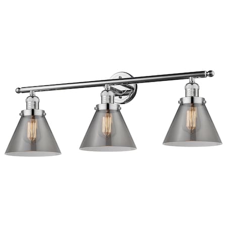 3 Light Vintage Dimmable Led Bathroom Fixture